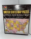 Vintage Selchow & Righter United States Map Puzzle Rand Mcnally 63 Pieces. Fixed Price $14.00.