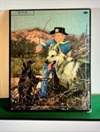 Vintage 1956 Walt Disney Rin Tin Whitman Puzzle With Plastic Cover. Fixed Price $22.00.