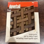 Vtg Hoi Polloi Inc Dovetail Puzzle Teaser Walnut Wood Game 1971 Sealed. Fixed Price $10.00.