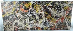 Vintage 1964 Jackson Pollack "convergence" Jigsaw Puzzle 340 Pieces With Poster. Fixed Price $12.99.