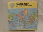 New 2-PACK Mercator World Map Columbus Ships 550PC Puzzles Hoyle Made In Usa. Fixed Price $33.99.