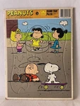 Peanuts Charlie Brown Lucy Snoopy Playing Vintage Golden Frame Tray Puzzle 1980S. Fixed Price $15.00.