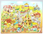 Vintage Jigsaw Springbok Puzzle Pops-town Over 500 Pcs Martin PZL4094. Fixed Price $39.95.