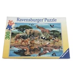 Ravensburger "watering Hole" African Animals 300 Piece Premium Jigsaw Puzzle. Fixed Price $22.00.