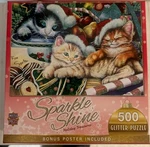 Sparkle Shine Puzzle 500 21 X15 Holiday Treasure. Fixed Price $13.95.