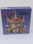 Ceaco 3D Puzzle Carousel 533 Pcs Horses Two Sided Corkboard Vintage 1994 Sealed. Fixed Price $20.00.