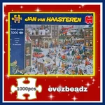 Evezbeadz Jan Van Haasteren Christmas Comic Jigsaw Puzzle 1000 Pcs Jumbo New 12+. Fixed Price $52.50.