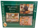 New Bits & Pieces 3 In 1 Harvest Home Country Theme Puzzle Set John Sloane. Fixed Price $14.95.
