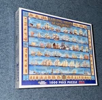 White Mountain Sailing Ships And Seafaring 1000 Piece Puzzle / 249S X 30. Fixed Price $24.99.