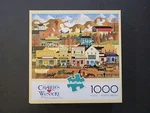 Buffalo Games - Charles Wysocki Pete's Gambling Hall 1000 Piece Jigsaw New. Fixed Price $75.00.