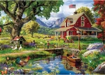 1000 Piece Puzzle For Adults - Country Clubhouse Children.... Fixed Price $16.99.