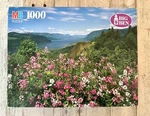 Milton Bradley Big Ben Columbia River Gorge, Oregon 1000 Piece Jigsaw Puzzle Vtg. Fixed Price $11.95.
