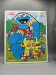 Playskool Cookie Monster's Picnic Wooden Puzzle #315-07 8 Pieces 1994 Jim Henson. Fixed Price $9.95.