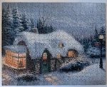 Ceaco Thomas Kinkade Silent Night 500 Pc Corkboard Jigsaw Puzzle NO1128-6. Fixed Price $10.98.