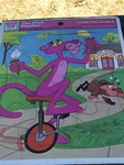 Vintage 1979 Whitman Frame-tray Puzzle Pink Panther #4512-2D Cardboard. Fixed Price $5.00.