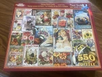 Discontinued 2012 Vintage Flower Seeds White Mountain Puzzle Complete. Fixed Price $29.99.