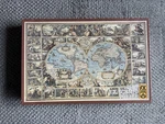 Vintage Fx Schmid Puzzle 1500 Pieces Antique World Map 1983. Fixed Price $17.22.