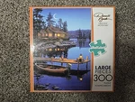 Buffalo Crescent Moon Bay Darrell Bush 300PC Free Ship Add. Fixed Price $6.99.