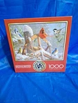 Buffalo Games Hautman Brothers Fresh Snowfall Puzzle 300PC Asst Birds Sled New. Fixed Price $14.45.