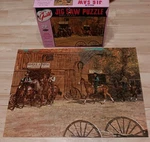 Vintage 29. Cent Whitman Guild Series 130 Jig Saw 304 Pc Puzzle Sheriff's Posse. Fixed Price $20.00.