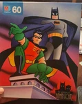 Vtg 1995 Adventures Of Batman & Robin 60 Pc Puzzle Milton Bradley Complete. Fixed Price $15.00.