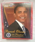 Barack Obama Puzzle 550 Piece 18 X 24 White Mountain Sealed. Fixed Price $18.99.