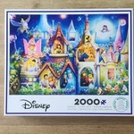 Ceaco Disney 2000 Piece Jigsaw Puzzle Fantasy Castle Scene Bonus Poster. Fixed Price $20.00.