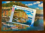 Ravensburger Sunny Harbor / Port 1000 Piece Jigsaw Puzzle Worked Complete. Fixed Price $15.00.