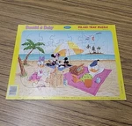Vtg Jaymar Inlaid Tray Puzzle Donald Daisy 30 Piece Age 3-7 Walt Disney Company. Fixed Price $10.23.