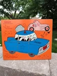 Vintage Playskool Puzzle Police Car 360-21. Fixed Price $14.95.