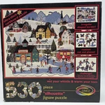 Ceaco Silhouette 530 Pc Corkboard Jigsaw Puzzle Holiday Traditions Jane Wooster. Fixed Price $24.95.