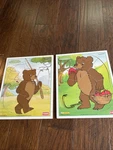 Vtg Playskool Little Bear Wood Puzzles 8 Pc 1999 Maurice Sendak Read. Fixed Price $35.99.