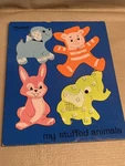 Vintage Playskool My Stuffed Animals Wooden Puzzle 155AN-15. Fixed Price $9.99.