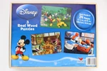 New Disney 3-PUZZLE Real Wood Set Mickey Toy Story Cars 24-PIECE Each. Fixed Price $16.99.