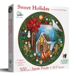 Sunsout Sweet Holiday 500 Pc Round Jigsaw Puzzle. Fixed Price $19.99.