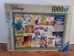 New Seale Disney Vintage Movie Poster Jigsaw Puzzle 1000 Pcs Ravensburger 198740. Fixed Price $19.99.