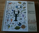 Heritage Puzzle -shells Of The New England Coast- 550 Pc Complete 18X24. Fixed Price $15.00.