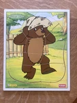 New Vintage 1999 Playskool Little Bear 8 Pc Wooden Tray Puzzle Maurice Sendak. Fixed Price $28.00.