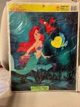 Disney 's "the Little Mermaid" Golden Frame-tray Puzzle Featuring Ariel. Fixed Price $5.00.