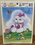 Golden Books Shari Lewis Baby Lamb Chop And Friends Cardboard Puzzle Frame-tray. Fixed Price $8.99.