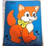 Vintage Playskool 165-5 Reddy Fox Wooden Puzzle. Fixed Price $19.99.
