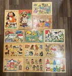 Lot Of 13 Vintage 1970'S-1980S Fisher Price Wooden Puzzles Malta & Holland. Fixed Price $124.99.