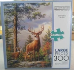 Puzzle Buffalo Games Hautman Brothers Standing Proud Buck 300 Large Piece Jigsaw. Fixed Price $9.99.