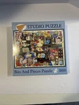 Studio Puzzle Bits & Pieces 1000 Pc 20X27 Antique Sewing Room New Sealed Box. Fixed Price $12.95.