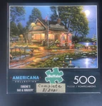 Buffalo Games Americans 500 Pc Puzzle Eugene Gas & Grocery Complete. Fixed Price $12.99.