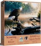 Sunsout Jigsaw Puzzle; Scouting The River; 1000 Pcs. Fixed Price $13.95.