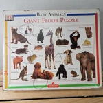 Baby Animals Giant Floor Puzzle International Playthings 2 Ft. X 3. Fixed Price $14.00.