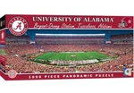 Alabama Crimson Tide 1000 Panoramic Puzzle Masterpieces Licensed Jigsaw. Fixed Price $21.95.