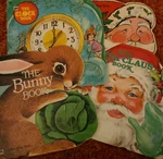 Golden Shape Books The Bunny Clock Santa Claus Lot Four Vintage Childrens. Fixed Price $17.00.