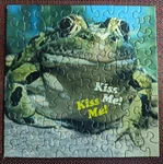 Springbok Froggie Pc Mini X 7" Jigsaw Puzzle Kiss Me! 195PZL7097. Fixed Price $6.71.